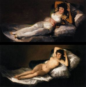 The nude Maja 1800